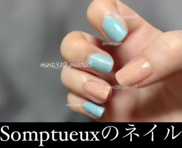 Somptueux(ソンプチュー) ネイルポリッシュ/DAISO/マニキュアを使ったクチコミ（2枚目）