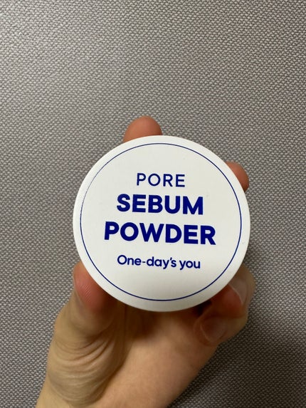 ポアセバムパウダー/One-day's you/ルースパウダーを使ったクチコミ(1枚目)