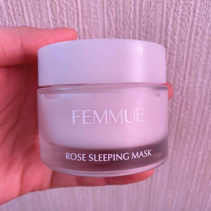 ローズウォーター スリーピングマスク/FEMMUE/フェイスクリームを使ったクチコミ(1枚目)