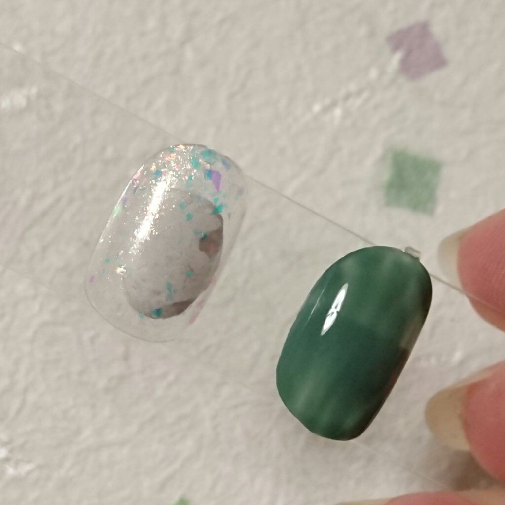 グレイズドフレグランスネイル/JNF/マニキュアを使ったクチコミ(6枚目)