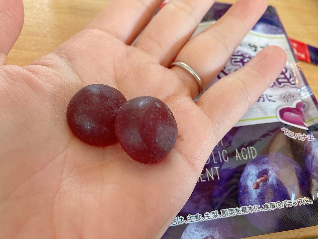 グミ×サプリ 鉄分&葉酸 プルーン味/養命酒/健康サプリメントを使ったクチコミ(2枚目)