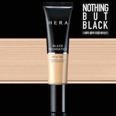 HERA ブラックファンデーションのクチコミ「
HERAのブラックファンデーション23N1使ってみてとてもよかったのでレビュー初めて書いてみ.....」（1枚目）