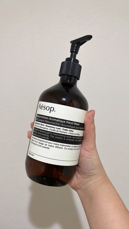 アンドラム アロマティック ハンドウォッシュ/Aesop/ハンドソープを使ったクチコミ(1枚目)