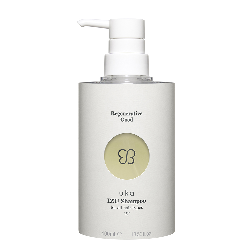 uka IZU Shampoo for all hair types 'E' ポンプ付き（400ml）