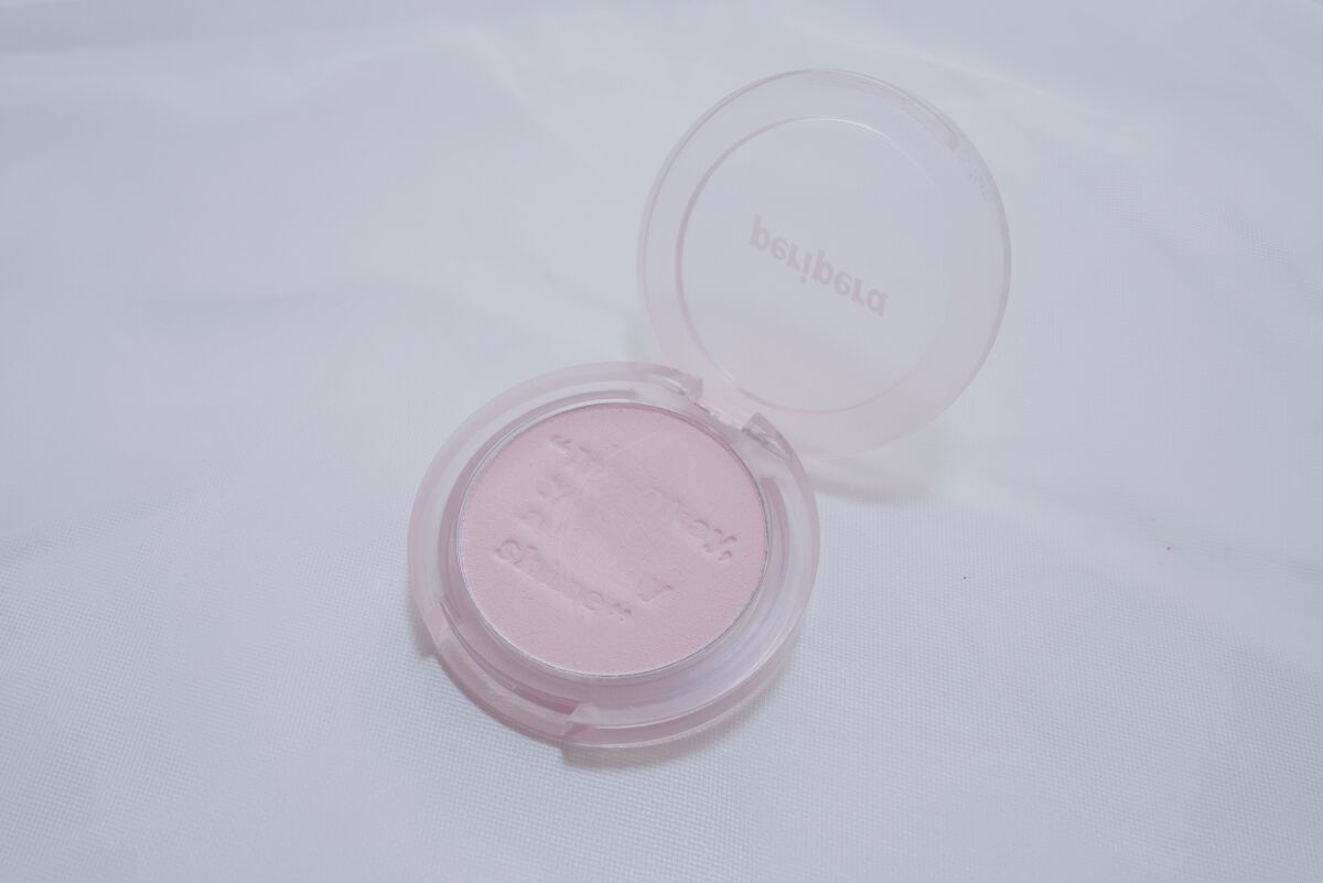 ピュア ブラッシュド サンシャイン チーク/PERIPERA/パウダーチークを使ったクチコミ(2枚目)