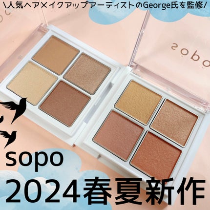 アイパレット/sopo/アイシャドウパレットを使ったクチコミ(1枚目)