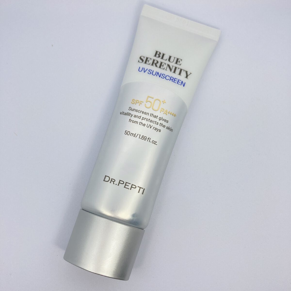 ブルーセレニティーUVサンスクリーン/DR.PEPTI/日焼け止めクリームを使ったクチコミ（1枚目）