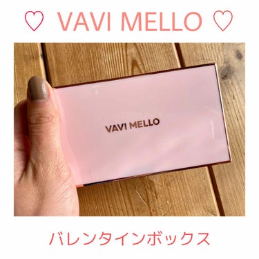 バレンタインボックス3ローズモーメント/VAVI MELLO/アイシャドウパレットを使ったクチコミ（1枚目）