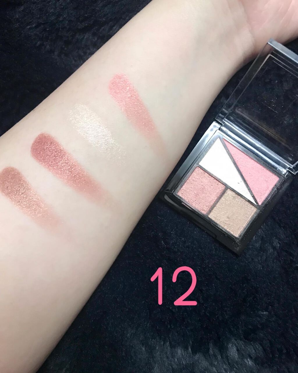 UR GLAM VELVET EYE COLOR PALETTE/U R GLAM/アイシャドウパレットを使ったクチコミ(5枚目)