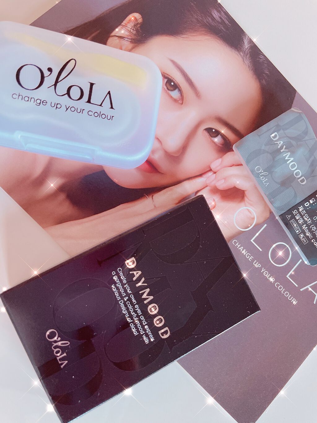 デームードグレーマンスリー (DAYMOOD GRAY monthly)/OLOLA/１ヶ月（１MONTH）カラコンを使ったクチコミ（3枚目）