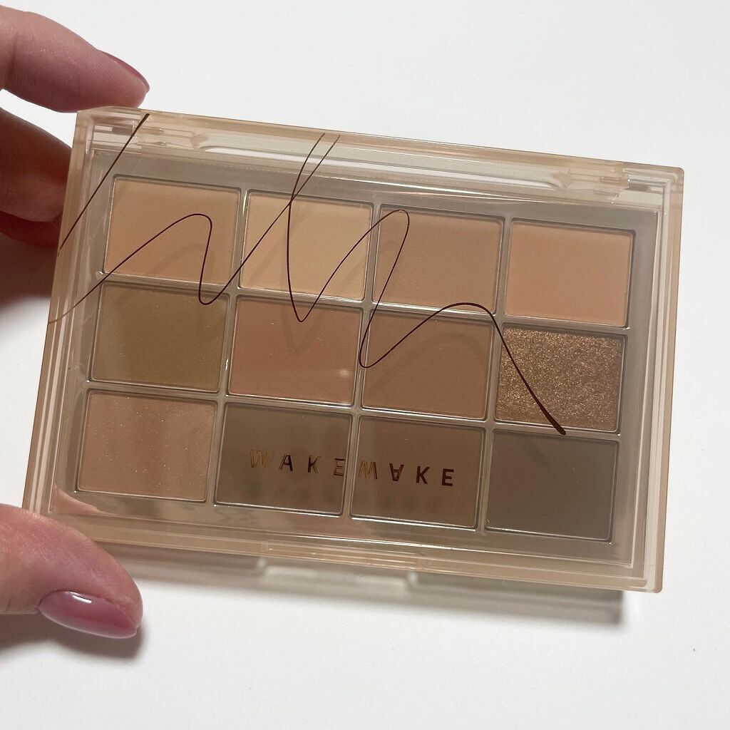 ソフトブラーリングアイパレット/wakemake/アイシャドウパレットを使ったクチコミ(7枚目)