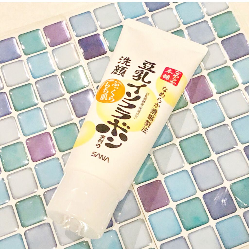 なめらか本舗 クレンジング洗顔 NAのクチコミ「
なめらか本舗 クレンジング洗顔 NA

泡立ちがよく、ふわふわの泡で優しくメイクを落としてく.....」（1枚目）