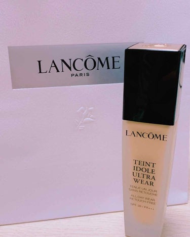 タンイドル ウルトラ ウェア リキッド/LANCOME/リキッドファンデーションを使ったクチコミ（1枚目）