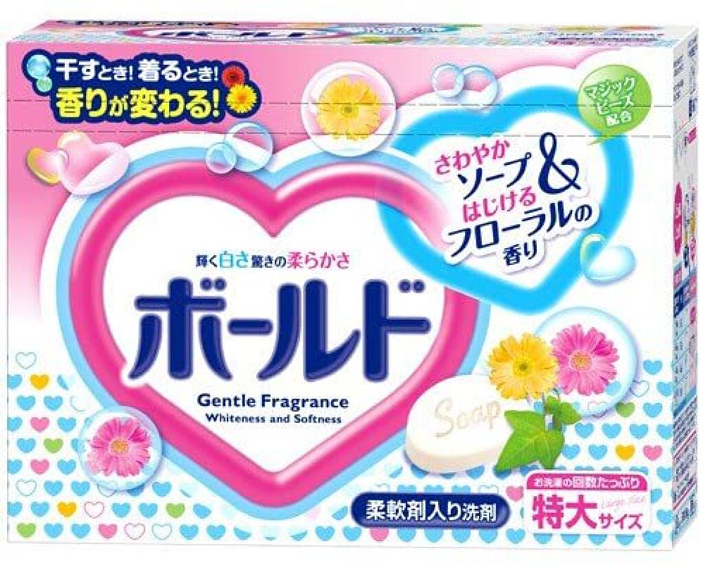 ボールド ボールド はじけて香る粉末 さわやかソープ＆はじけるフローラル