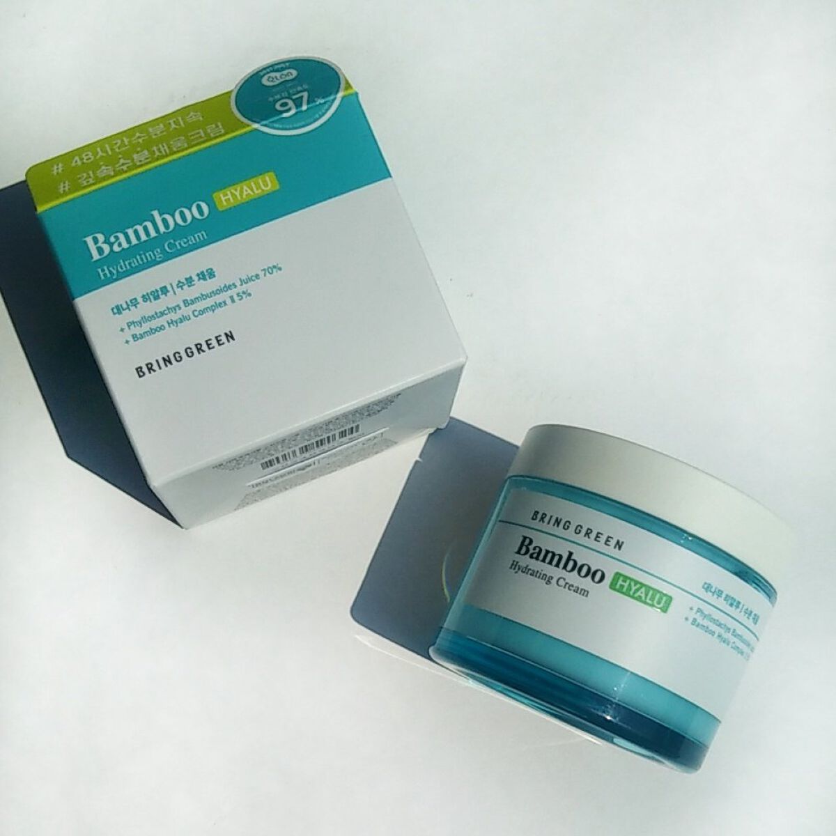 バンブーヒアル モイスチャークリーム/BRING GREEN/フェイスクリームを使ったクチコミ（1枚目）