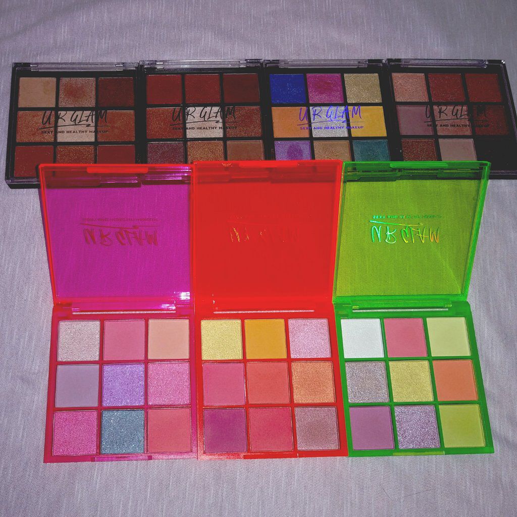 UR GLAM　BLOOMING EYE COLOR PALETTE/U R GLAM/アイシャドウパレットを使ったクチコミ（1枚目）