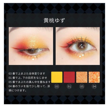 アリスドリームランドシリーズ 12色アイシャドウパレット(ZEESEA×大英博物館)/ZEESEA/アイシャドウパレットを使ったクチコミ(5枚目)