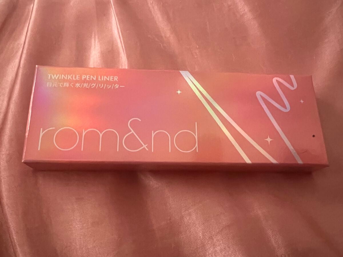 トゥインクルペンライナー/rom&nd/リキッドアイライナーを使ったクチコミ(1枚目)