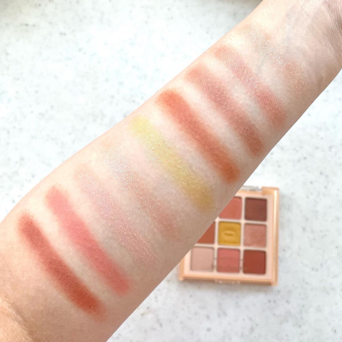 マテリアルカラーパレット/leur charme/アイシャドウパレットを使ったクチコミ(4枚目)