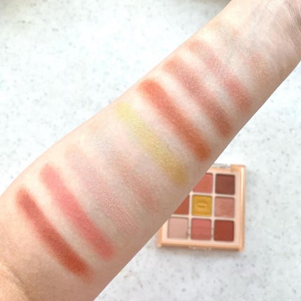 マテリアルカラーパレット/leur charme/アイシャドウパレットを使ったクチコミ(4枚目)