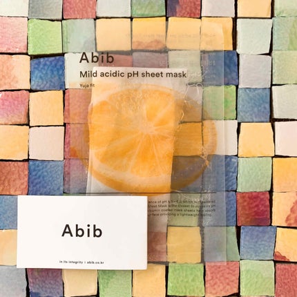 弱酸性pHシートマスク 柚子フィット/Abib /シートマスク・パックを使ったクチコミ(1枚目)