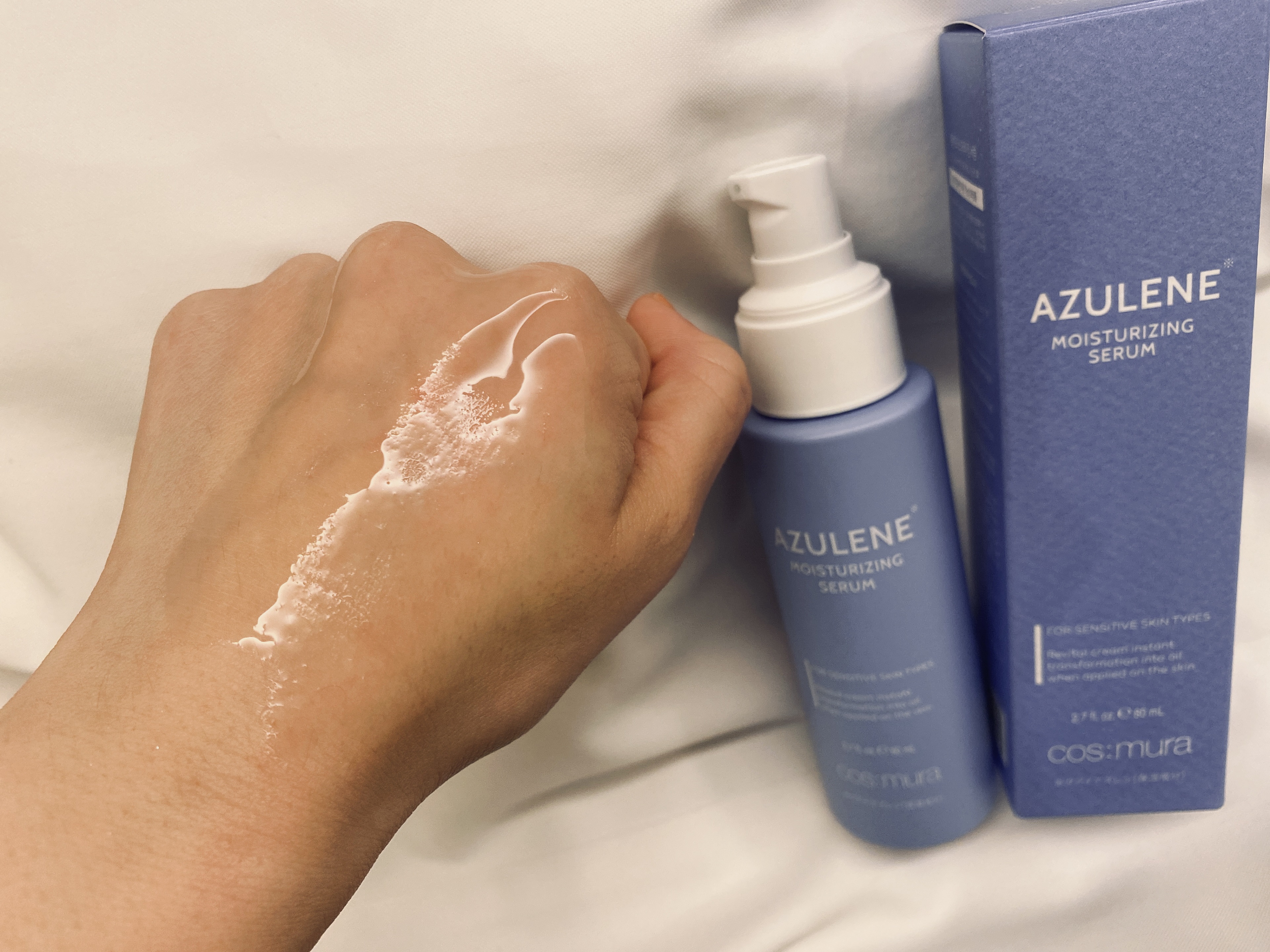 アズレンモイスチャライジングクリーム/cos:mura/フェイスクリームを使ったクチコミ（3枚目）