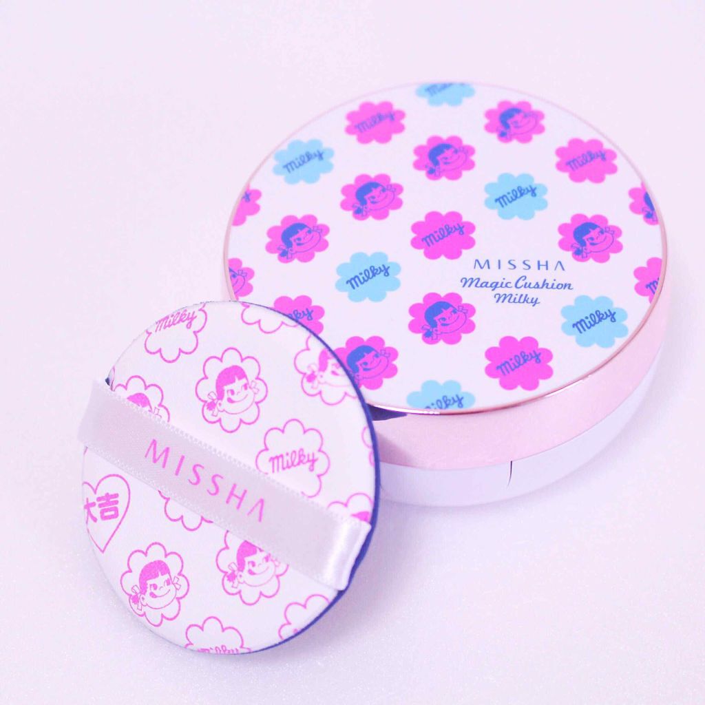 M クッションベース(ミルキー)/MISSHA/化粧下地を使ったクチコミ(1枚目)