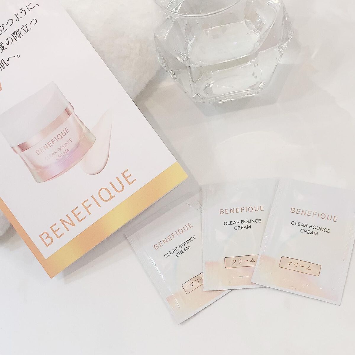 クリアバウンスクリーム /BENEFIQUE/フェイスクリームを使ったクチコミ(5枚目)