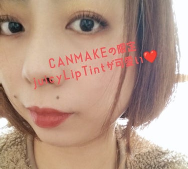 Spicamaru on LIPS 「CANMAKEの人気者ジューシーリップティントの新色限定04番..」（1枚目）