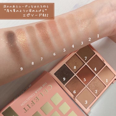 The Bella collection eyeshadow palette/CELEFIT/アイシャドウパレットを使ったクチコミ（4枚目）