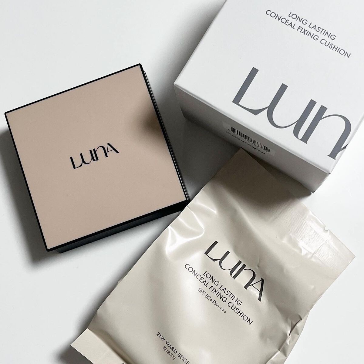  ロングラスティングコンシールフィクシングクッション /LUNA/クッションファンデーションを使ったクチコミ（1枚目）