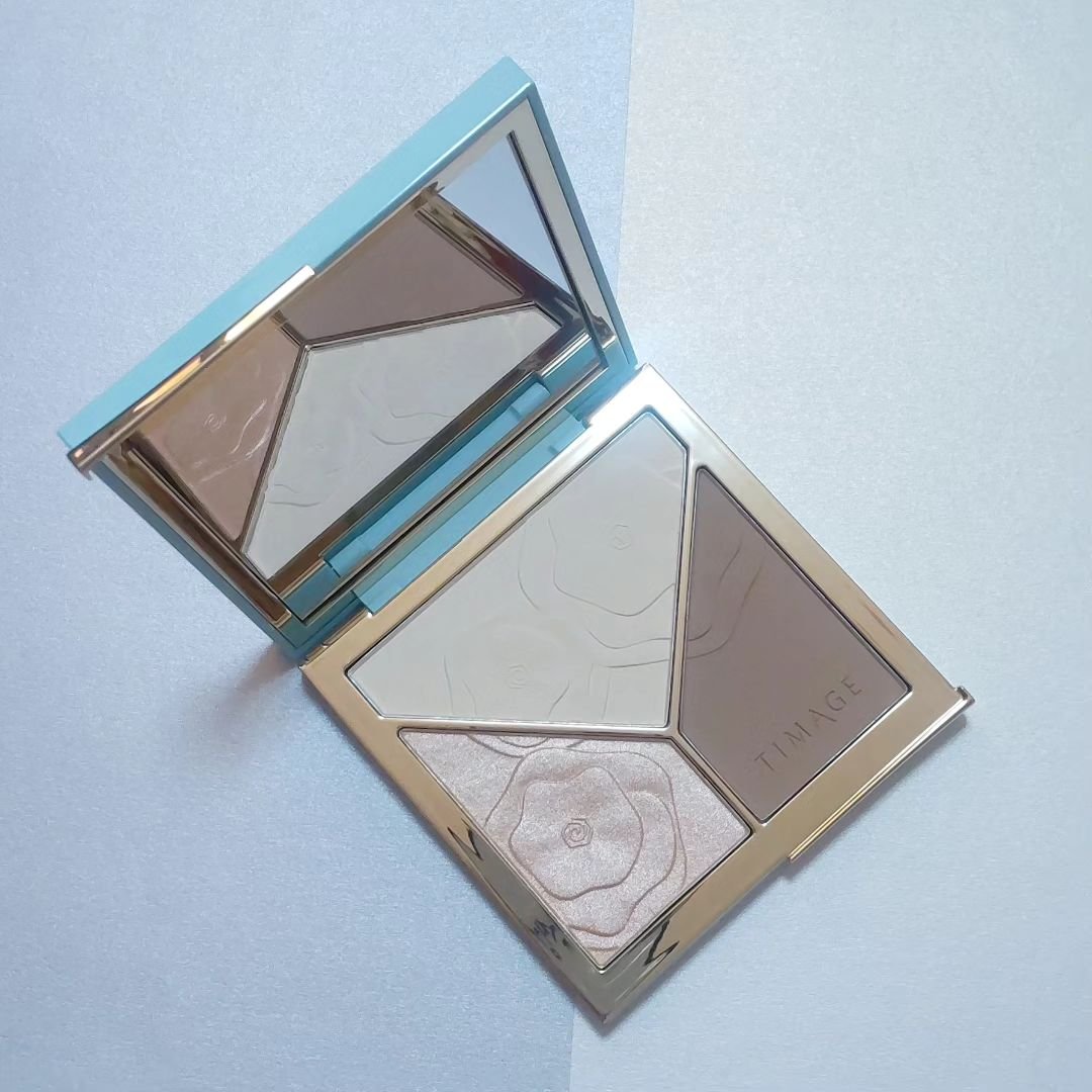 ハイライトシェーディングパレット/TIMAGE/パウダーハイライトを使ったクチコミ（2枚目）