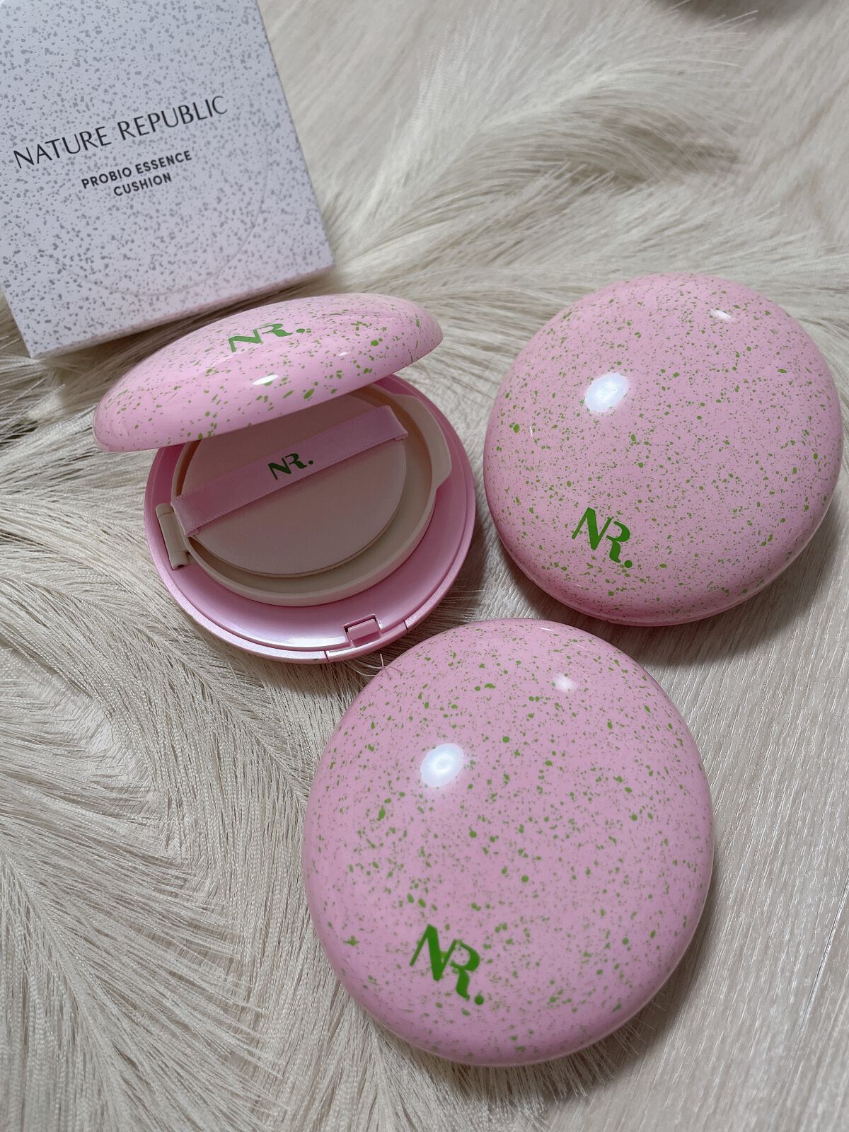 PROBIOエッセンスクッション/ネイチャーリパブリック/クッションファンデーションを使ったクチコミ(1枚目)