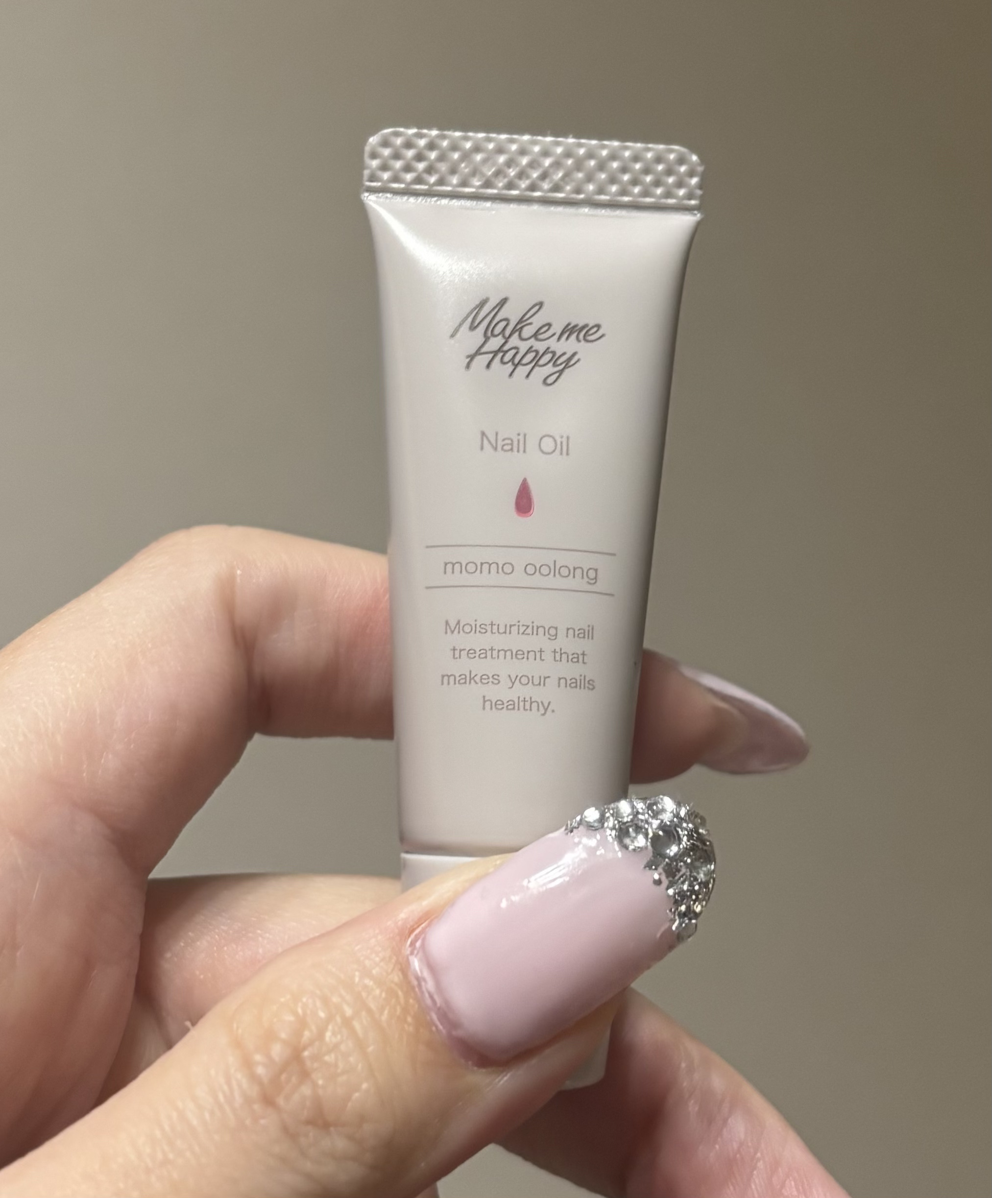 メイクミーハッピー ネイルオイル momo oolong/キャンメイク/ネイルオイル・トリートメントを使ったクチコミ（2枚目）