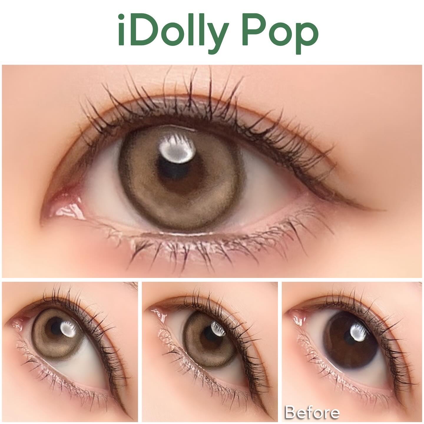 iDolly POP/MANY LENS/１ヶ月（１MONTH）カラコンを使ったクチコミ（3枚目）