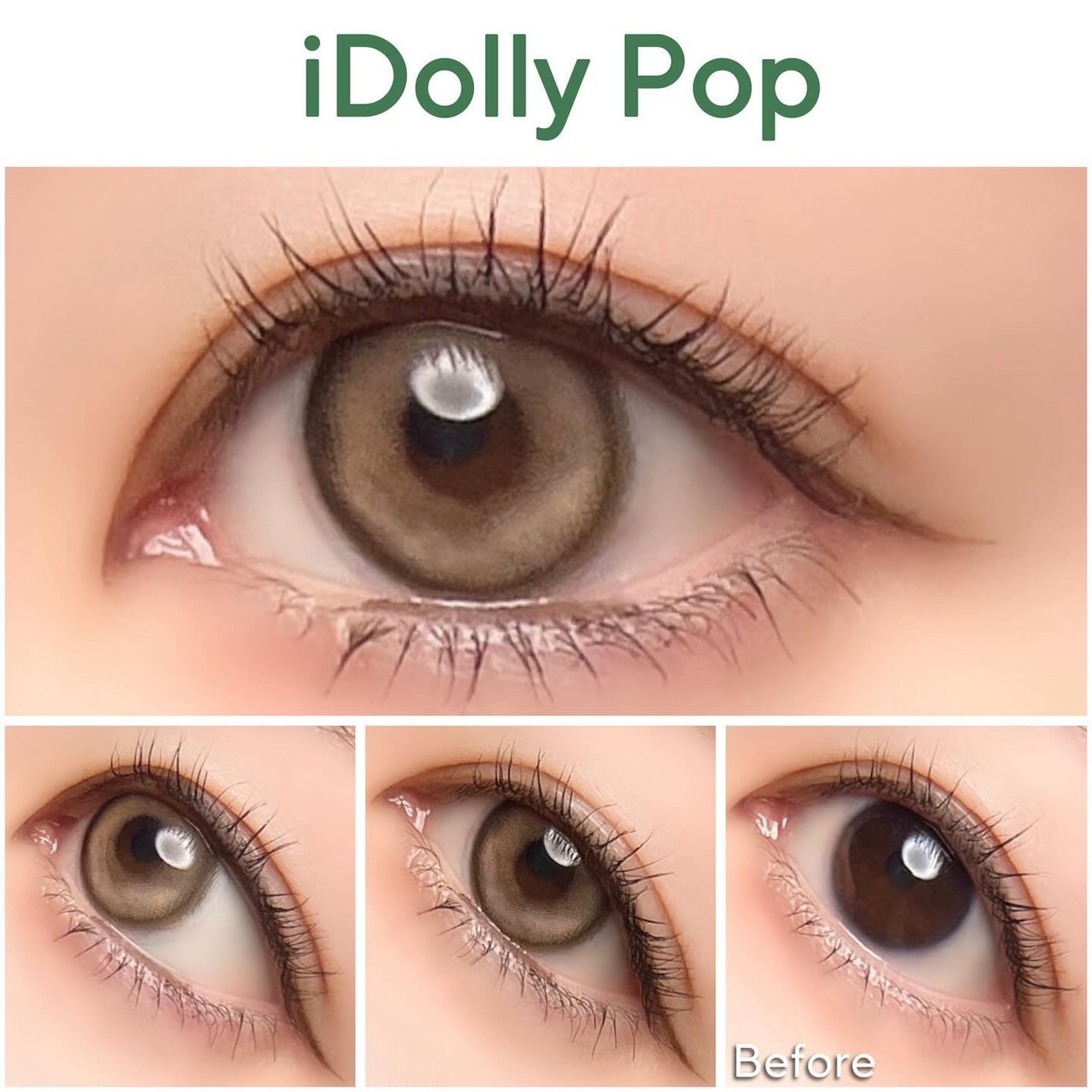 iDolly POP/MANY LENS/1ヶ月(1MONTH)カラコンを使ったクチコミ(3枚目)