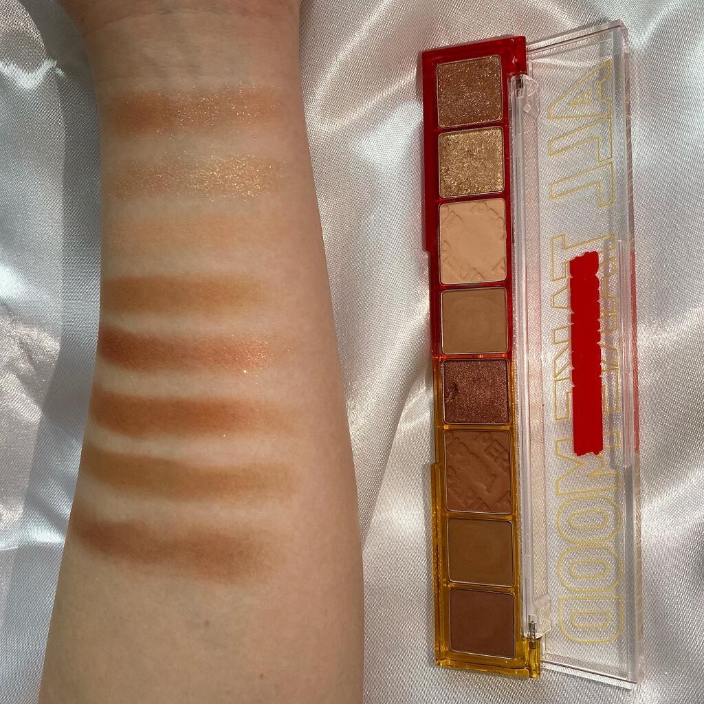 オール テイク ムード パレット(24AD) 【旧】02 LALA CORALMINGO/PERIPERA/アイシャドウパレットを使ったクチコミ（3枚目）