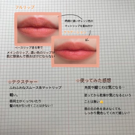 ブラー フィット ティント/MERZY/リップティントを使ったクチコミ(3枚目)