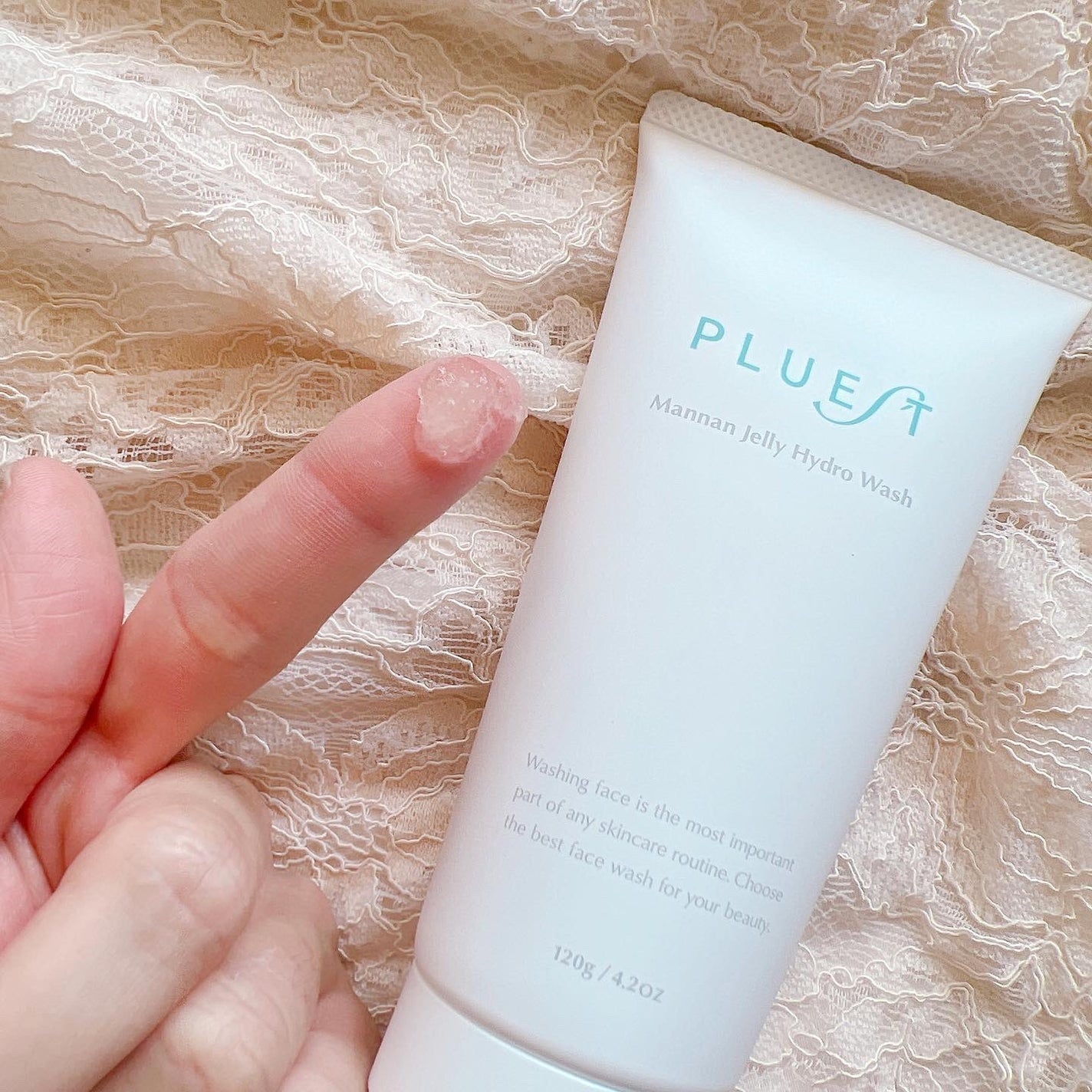 マンナンジェリーハイドロウォッシュ/PLUEST/洗顔料を使ったクチコミ(2枚目)