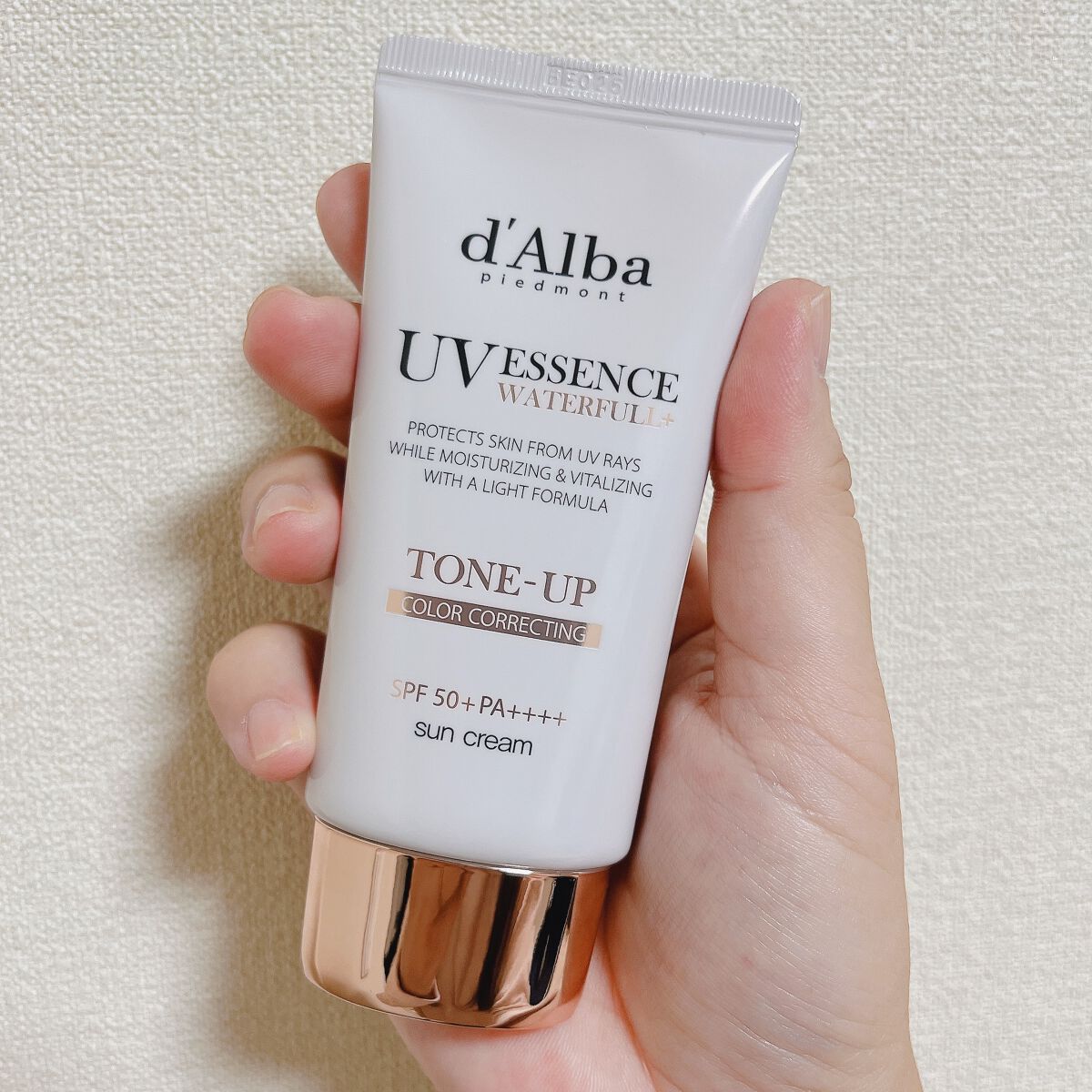 ウォータフルトーンアップサンクリーム/ダルバ/日焼け止めクリームを使ったクチコミ（2枚目）