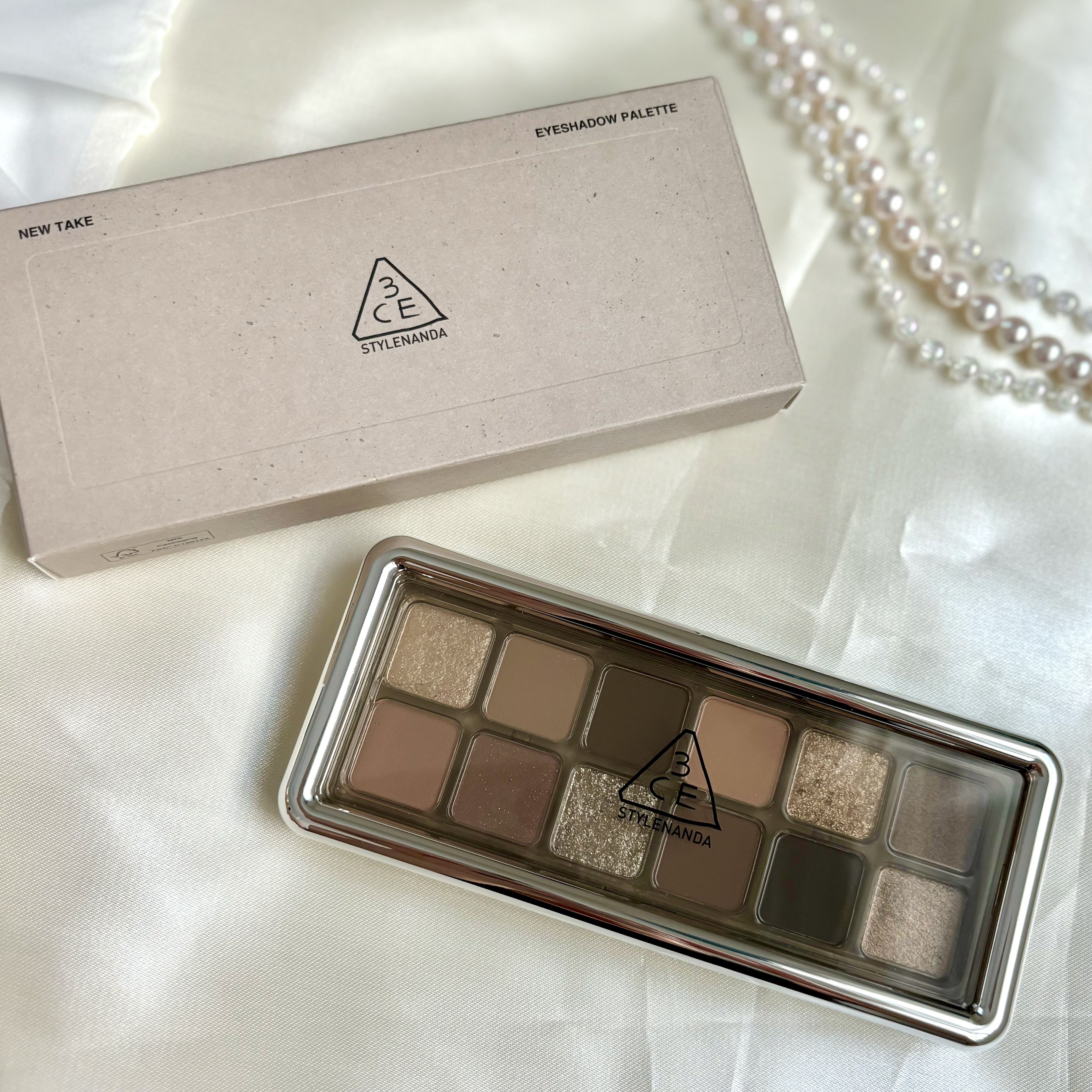 3CE ニューテイク アイシャドウパレット ローニュートラル (3CE ニューテイク アイシャドウパレット Ｂ)/3CE/アイシャドウパレットを使ったクチコミ（3枚目）