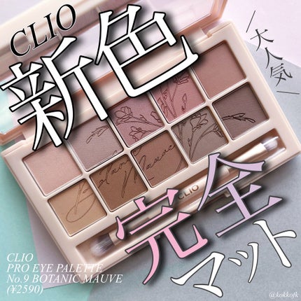 プロ アイ パレット/CLIO/アイシャドウパレットを使ったクチコミ(1枚目)