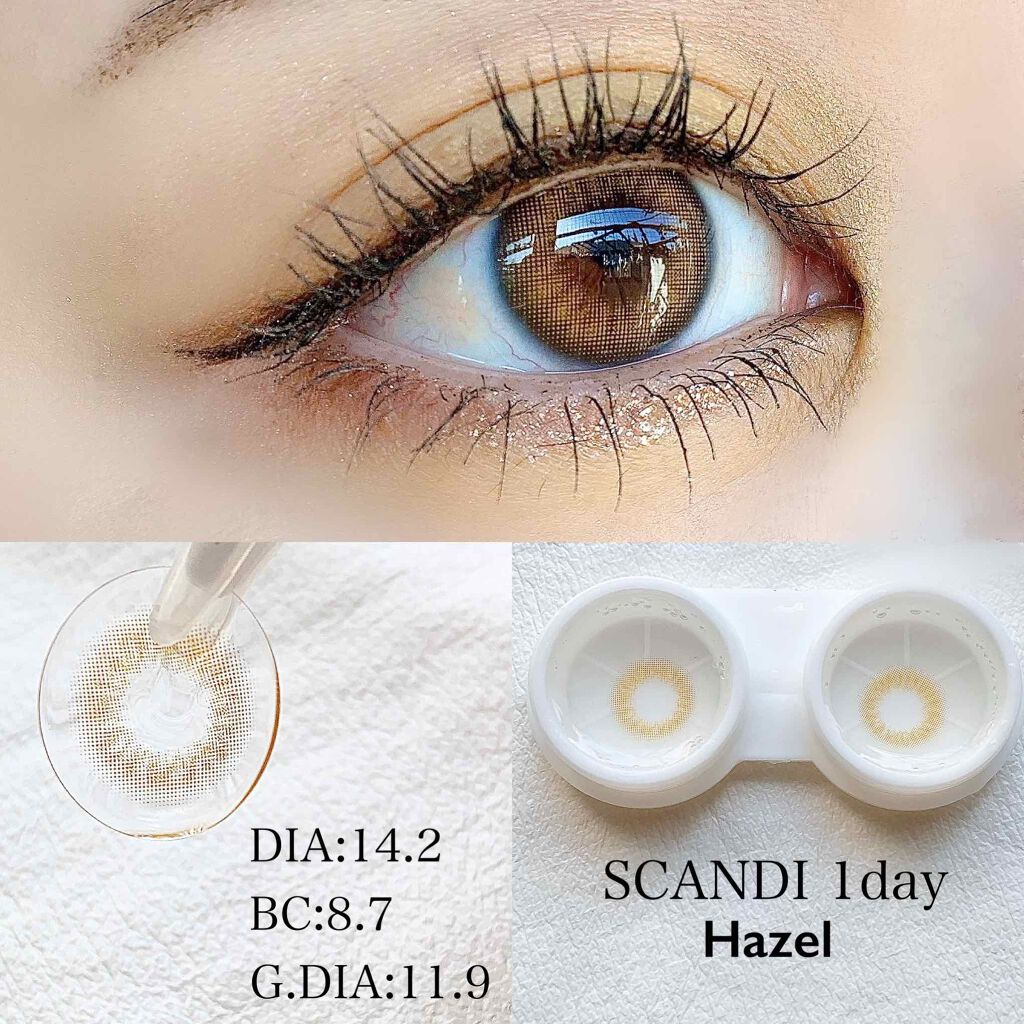 SCANDI 1day/OLENS/カラーコンタクトレンズを使ったクチコミ(2枚目)