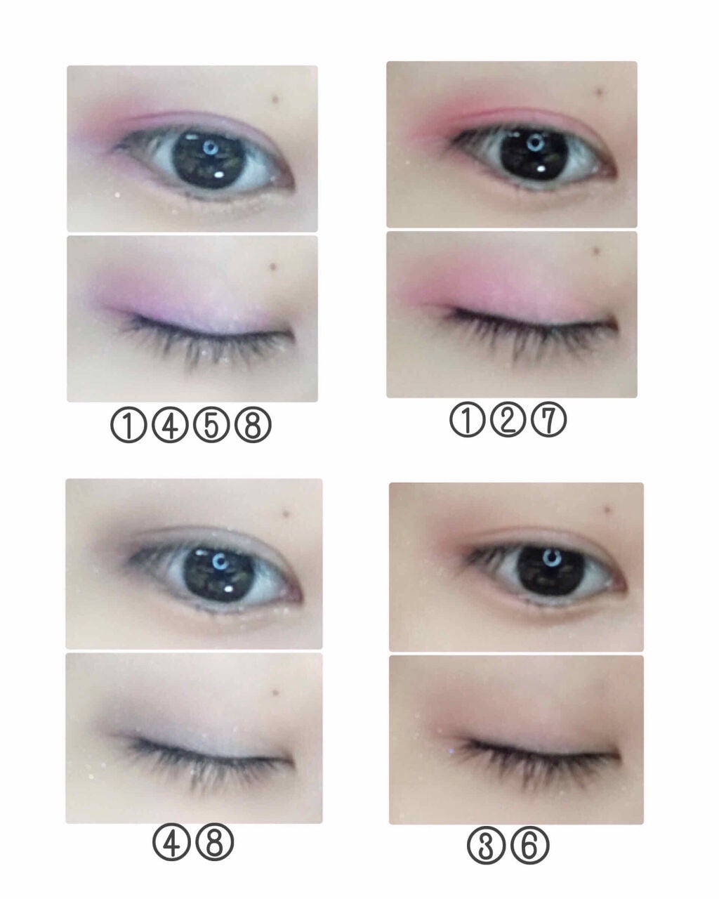UR GLAM BLOOMING EYE COLOR PALETTE/U R GLAM/アイシャドウパレットを使ったクチコミ(4枚目)
