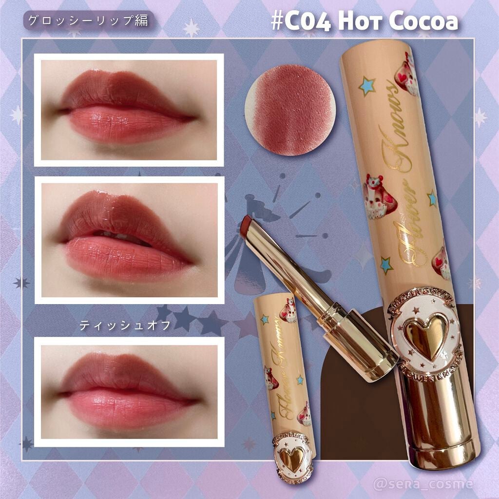 サーカスシリーズ グロッシーリップスティック /FlowerKnows/口紅を使ったクチコミ(5枚目)