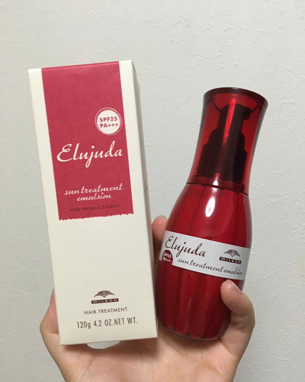エルジューダ サントリートメントエマルジョン/エルジューダ/ヘアミルクを使ったクチコミ（1枚目）