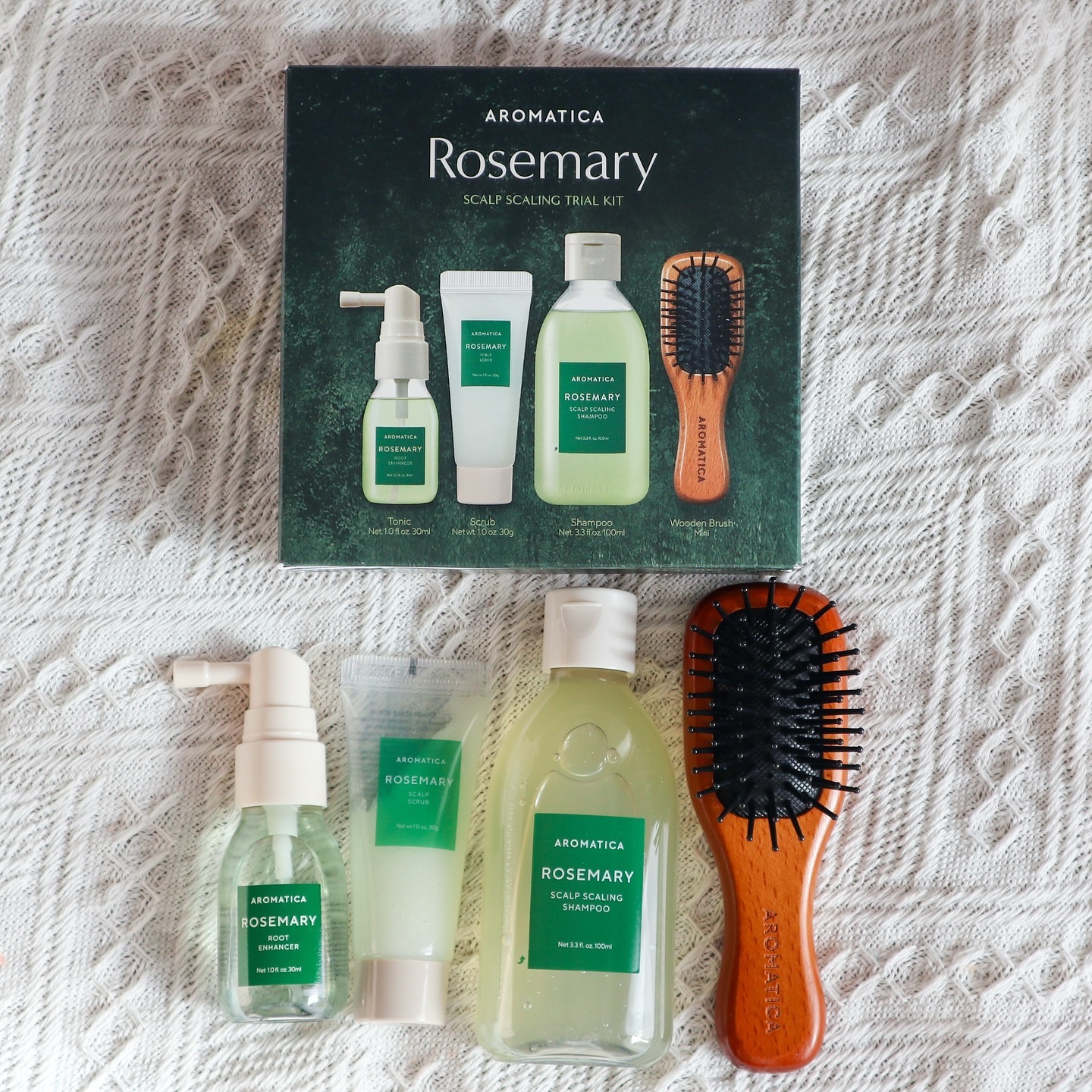 ローズマリー ヘア トライアルセット/AROMATICA/トライアルキットを使ったクチコミ（1枚目）
