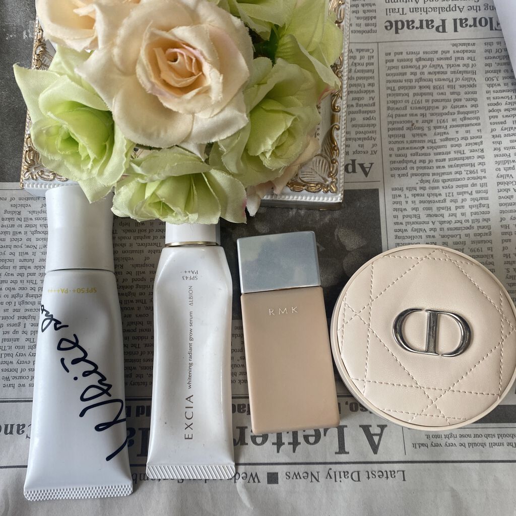 エクシア AL ホワイトニング ラディアントグロウセラム/ALBION/化粧下地を使ったクチコミ（1枚目）