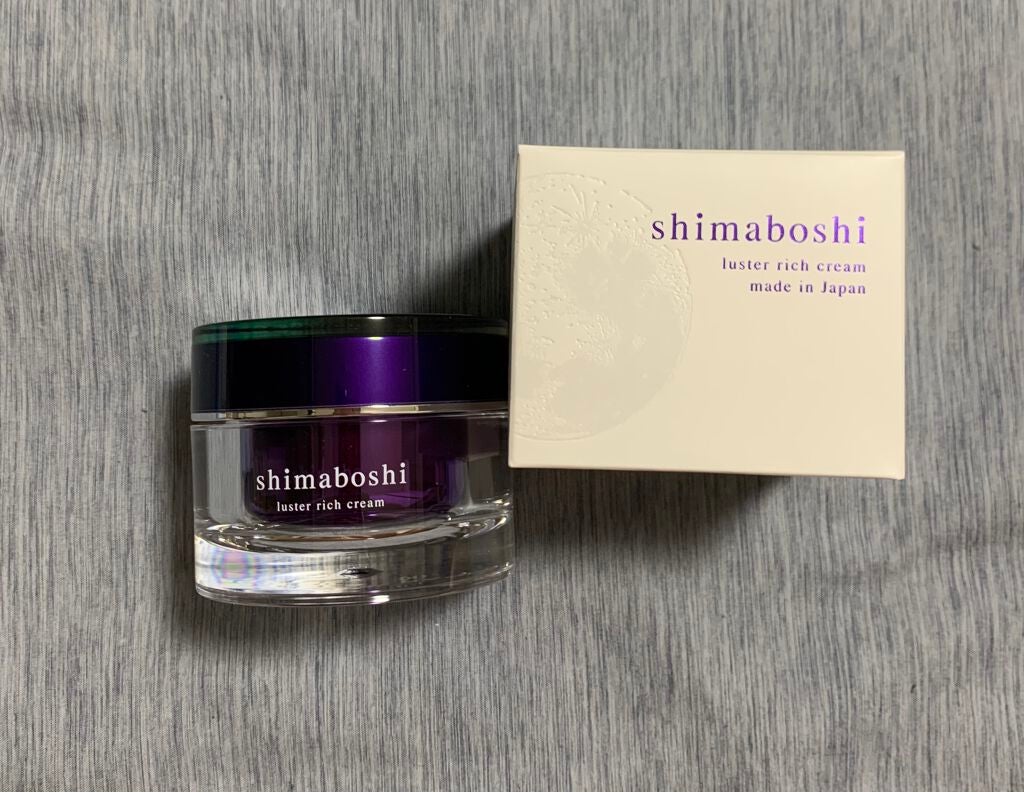 ラスターリッチクリーム/shimaboshi/フェイスクリームを使ったクチコミ(1枚目)