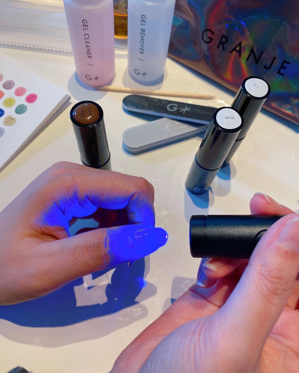 COLOR GEL POLISH/GRANJE/ジェルネイルを使ったクチコミ(7枚目)